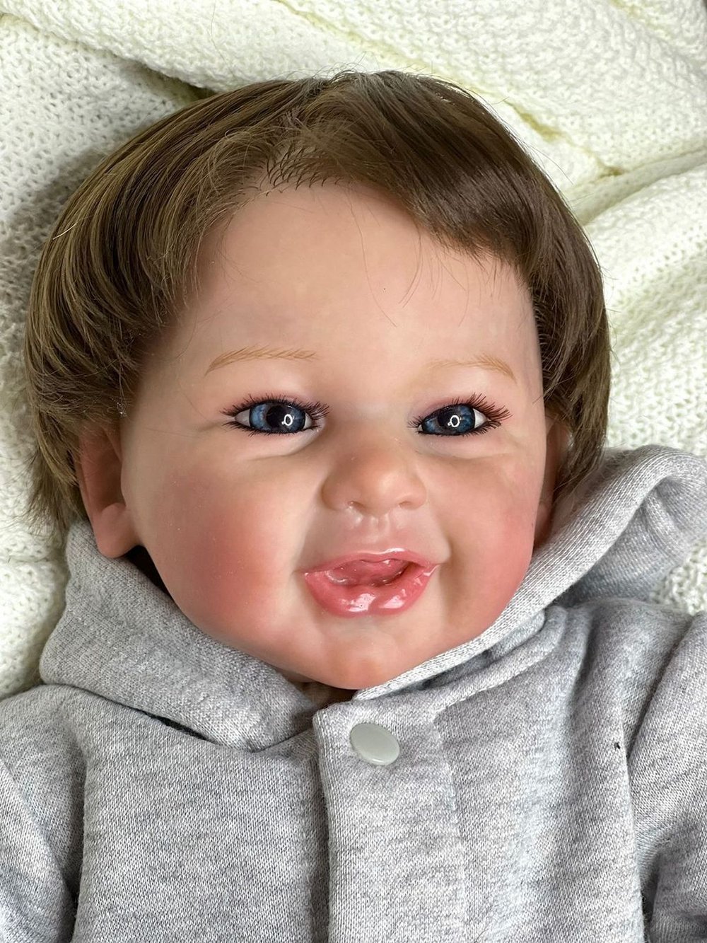 Кукла Реборн мягконабивная 50см в пакете (FA-243)