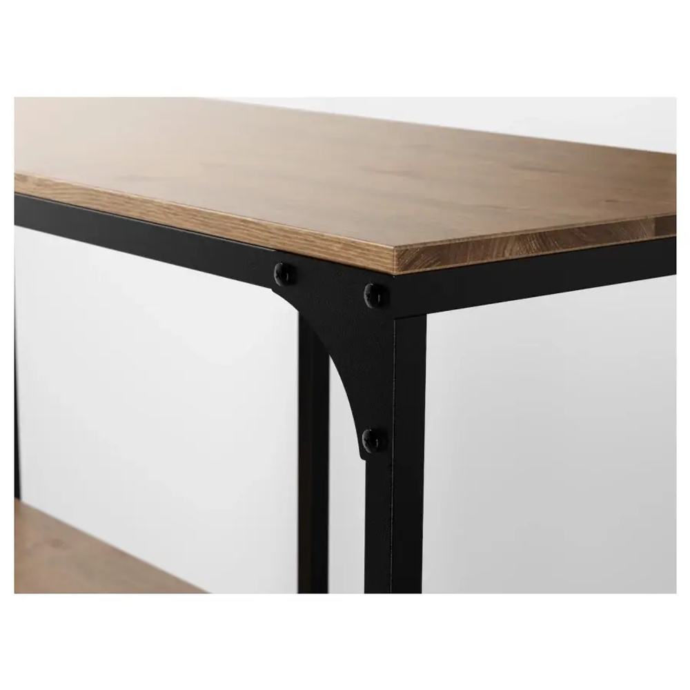 Стеллаж - IKEA FJÄLLBO/FJALLBO, 100х36х95 см, черный, ФЬЕЛЛЬБО ИКЕА