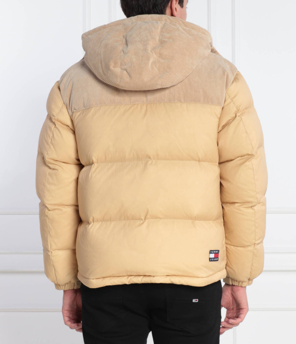 Пуховая куртка TJM CORD MIX ALASKA PUFFER Tommy Jeans - светло-коричневый(DM0DM17229)