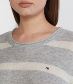 Хлопковый свитер soft c-nk Tommy Hilfiger - серый(WW0WW40264)