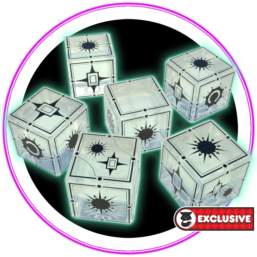 Last Light Deluxe Base Game + Infinity Expansion + Nebula Dice + Lunar Glow Dice + Extra Dice Set