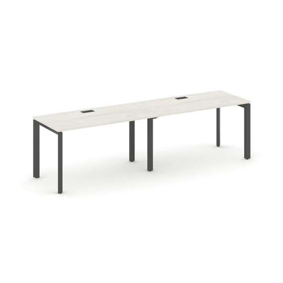 Style Project Рабочая станция односторонняя SN-59P.ORS-004 Дуб Наварра/Металл Антрацит/Черный Заглуш