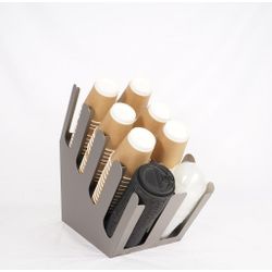 Станция диспенсер для кофейных аксессуаров 31*21*40 см нерж. P.L. Barbossa