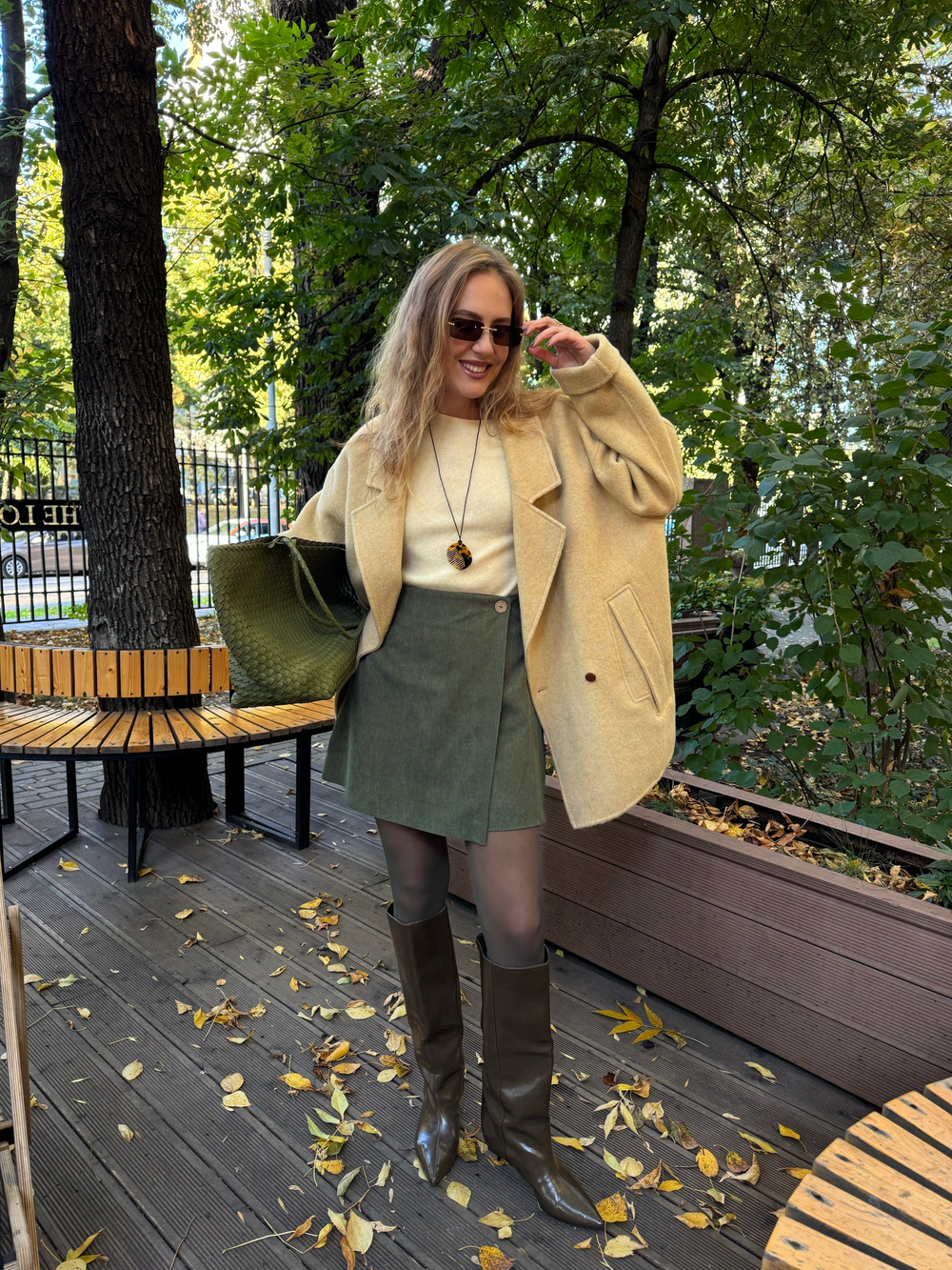 Юбка Velvetta травяной