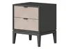 Тумба прикроватная Fjord 2 ящика (темно-серый)