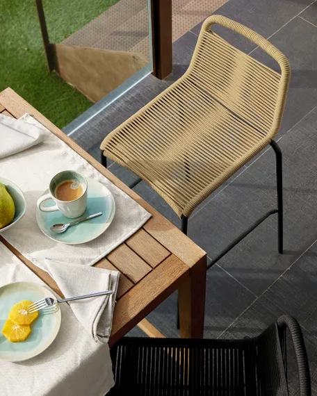 Полубарный стул Glenville 62 см бежевый