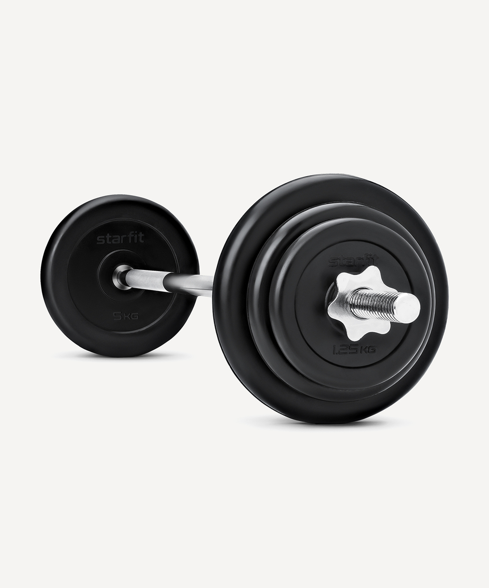 Замки для грифа BB-108, d=26 мм, металлические, хромированный, 2 шт