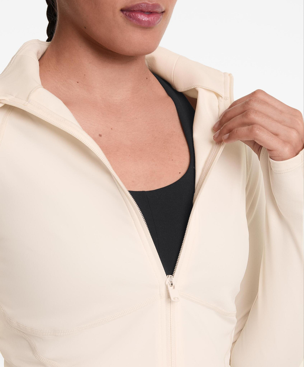 Oysho Легкая и теплая высокотехнологичная куртка Running, экрю