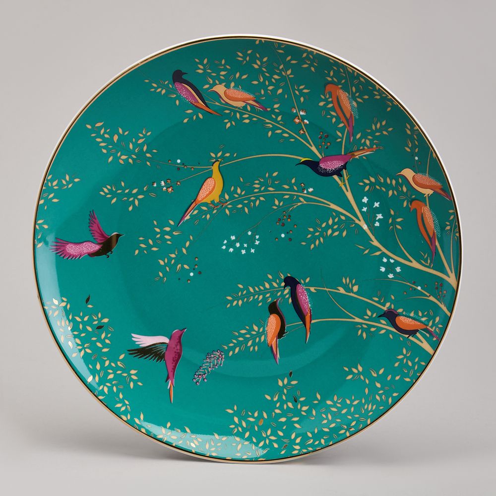 НАБОР ТАРЕЛОК ЗАКУСОЧНЫХ LEFARD "GOLDEN BIRDS" 2 ШТ. 20*2 СМ (КОР=12НАБ.)