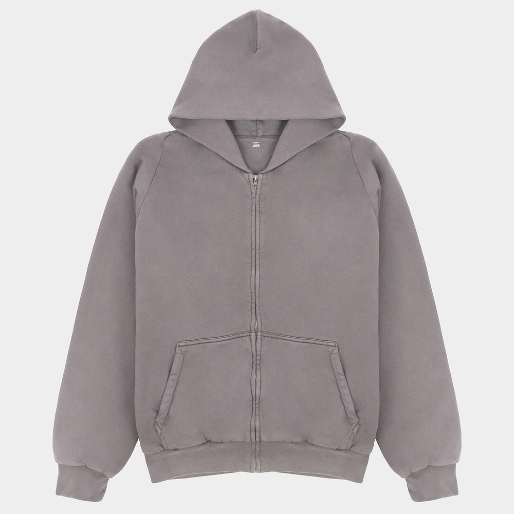 Худи на молнии Yeezy x Gap H14 Unreleased Light Grey