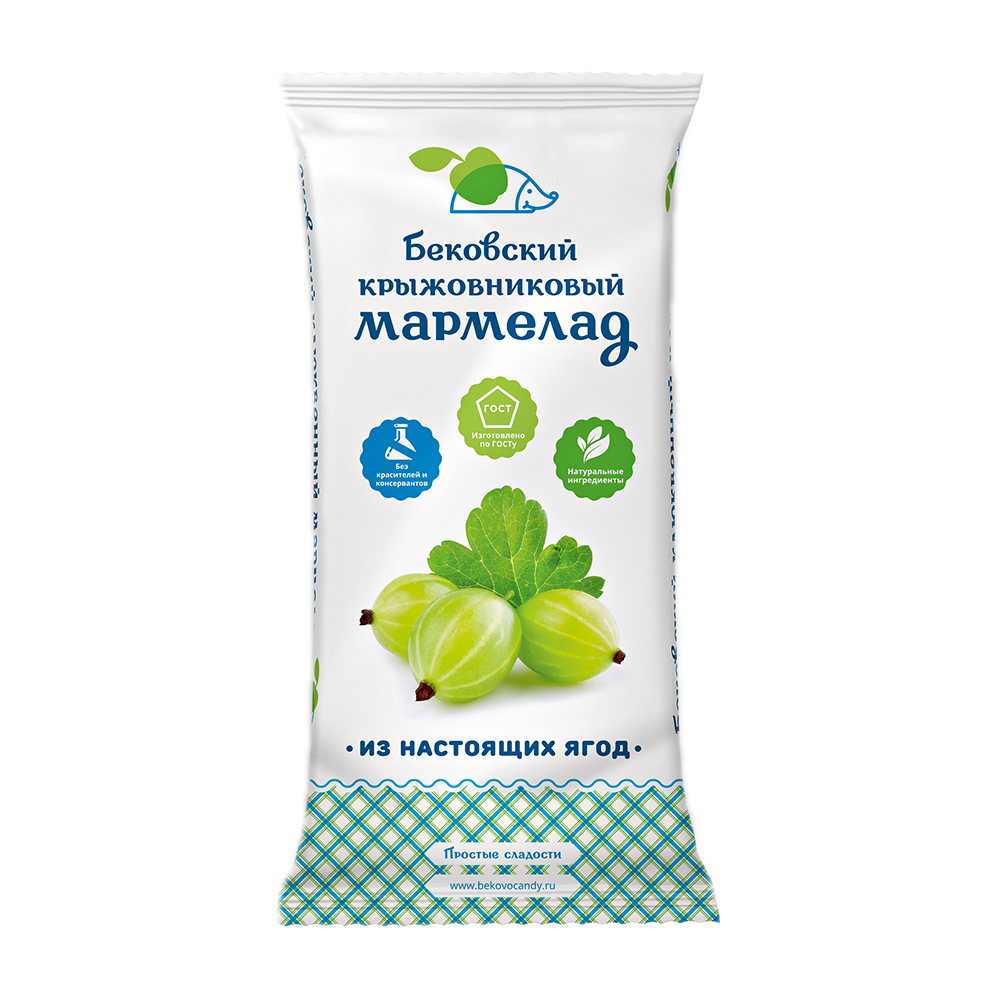 Мармелад Бековский крыжовниковый 260 г