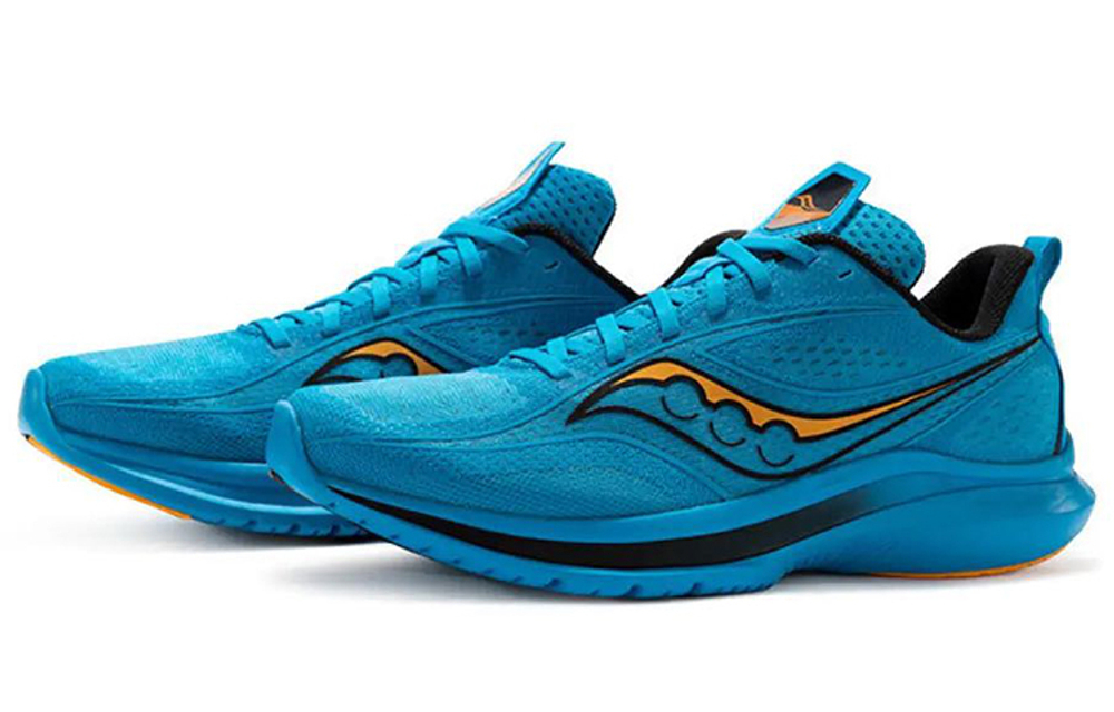 Saucony Kinvara 13 lightweight and comfortable sports fabric shock absorption, non-slip and wear-resistant low-cut casual running shoes men's blue