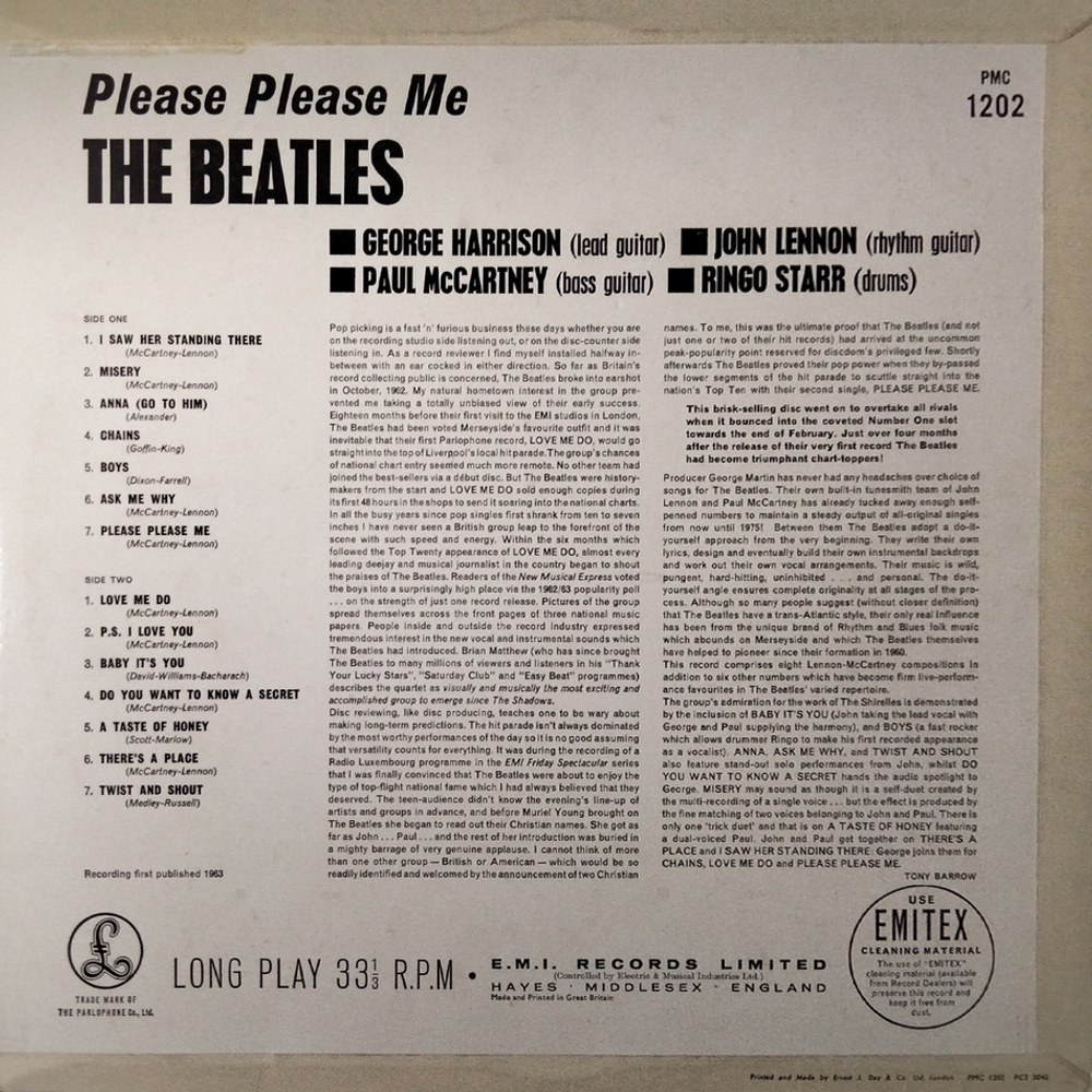 The Beatles / Please Please Me (LP)