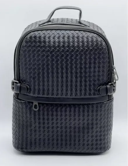 Рюкзак Bottega Veneta Intrecciato черный