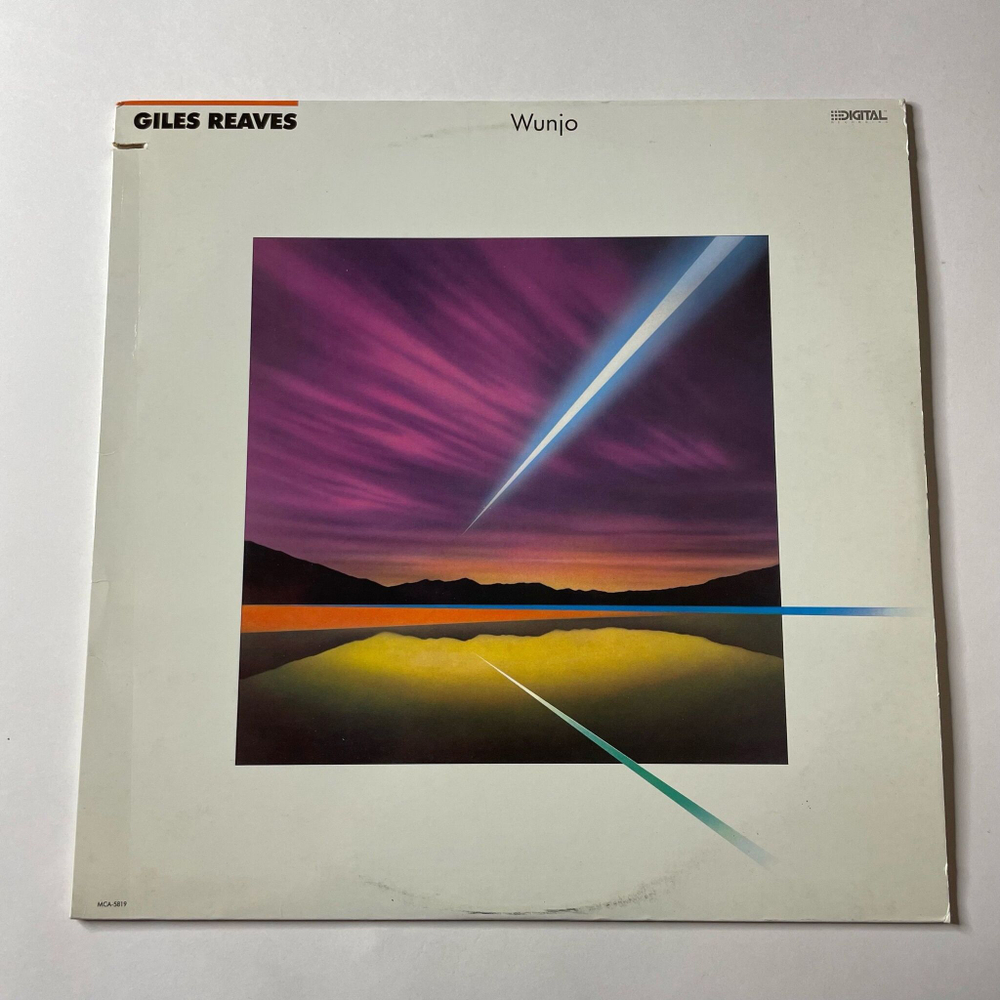 Винтажная виниловая пластинка LP Giles Reaves Wunjo (USA 1986)
