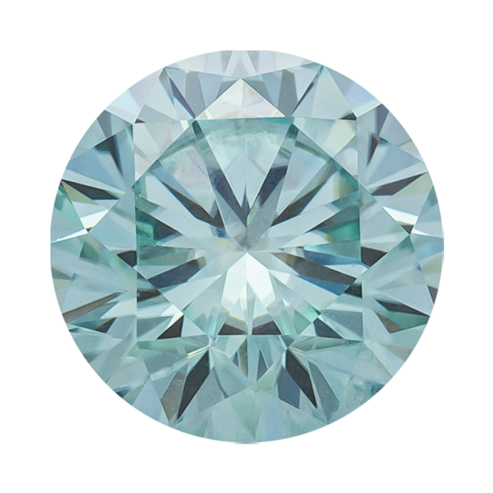 Муассанит зеленый (Ø 6.50 мм)