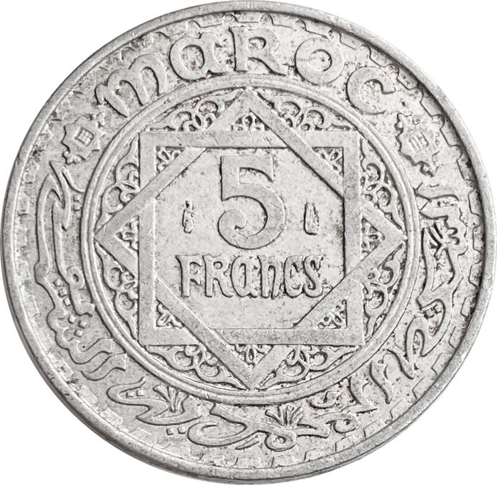 5 франков 1951 Марокко