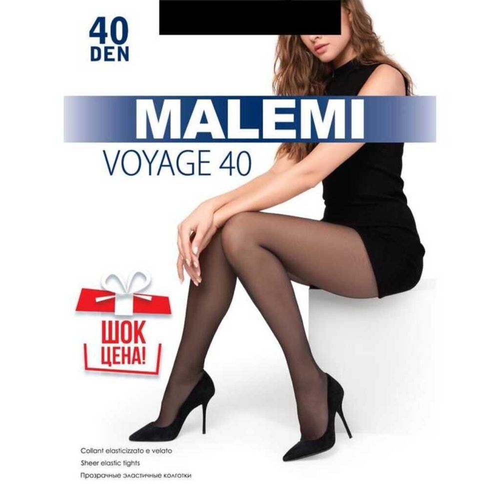 Malemi Voyage колготки класс. с шортиками 40 den nero р.3 (M)