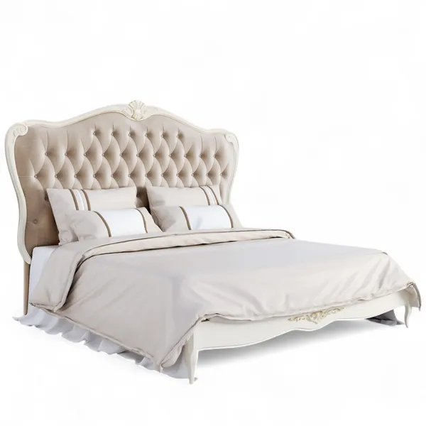 Кровать с мягким изголовьем 180*200