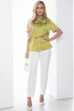 Блуза "Клэр" (зеленая) Б8484 LT Collection