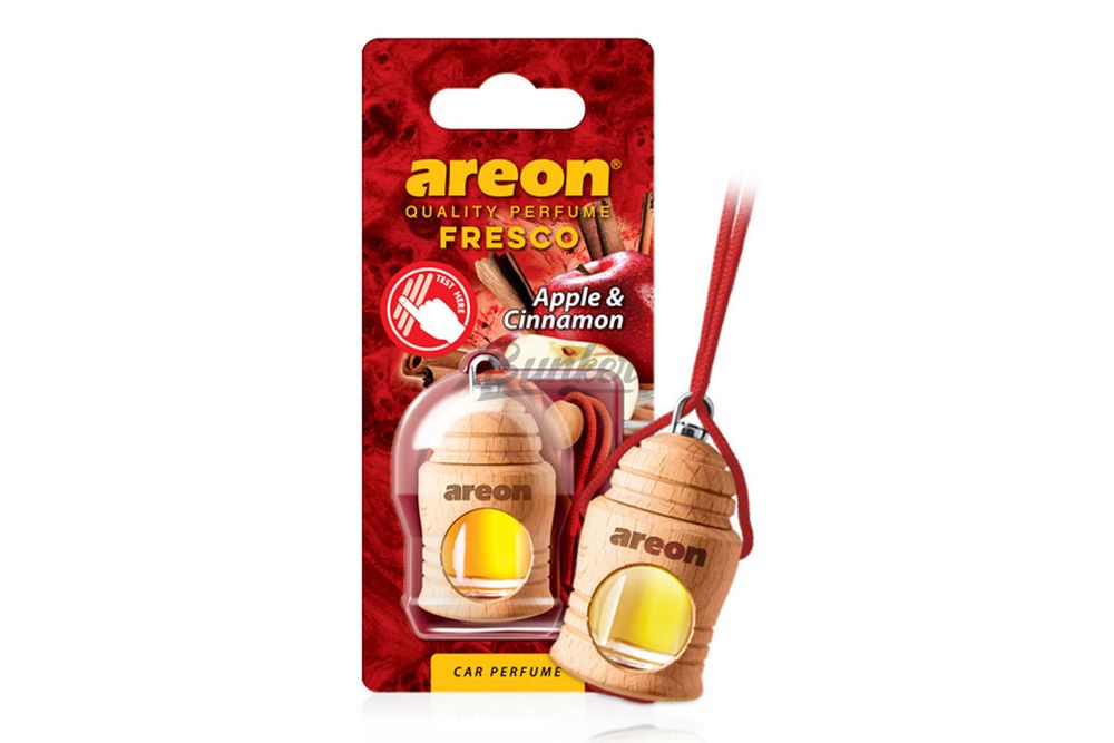 Ароматизатор для автомобиля &quot;FRESCO&quot; Яблоко и корица (APPLE &amp; CINNAMON) AREON