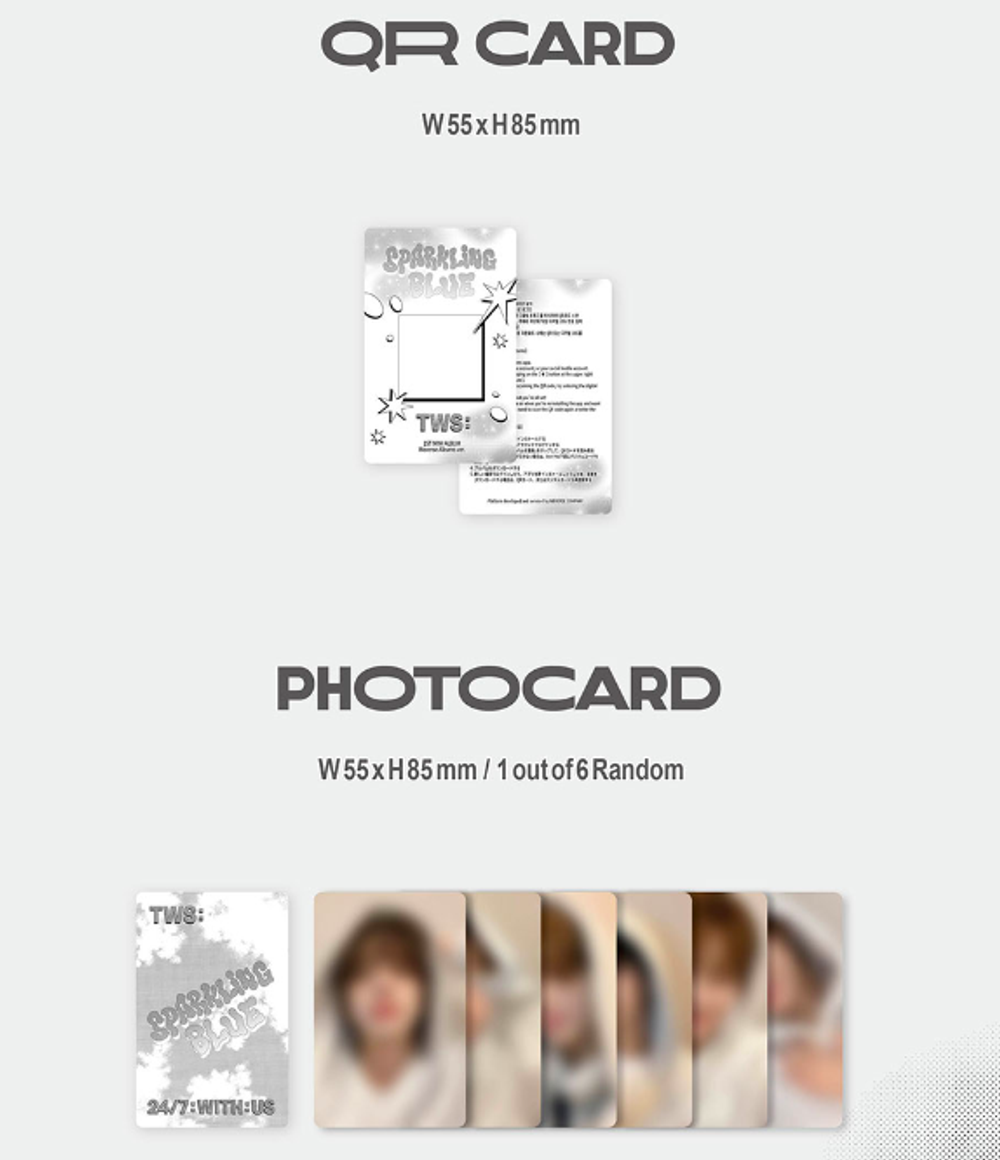 Альбом TWS - 1st Mini Album Sparkling Blue (weverse ver.)