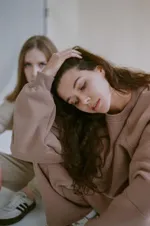 Толстовка ONE TWO "MULTICOLOR" Начес Синопия Фреско