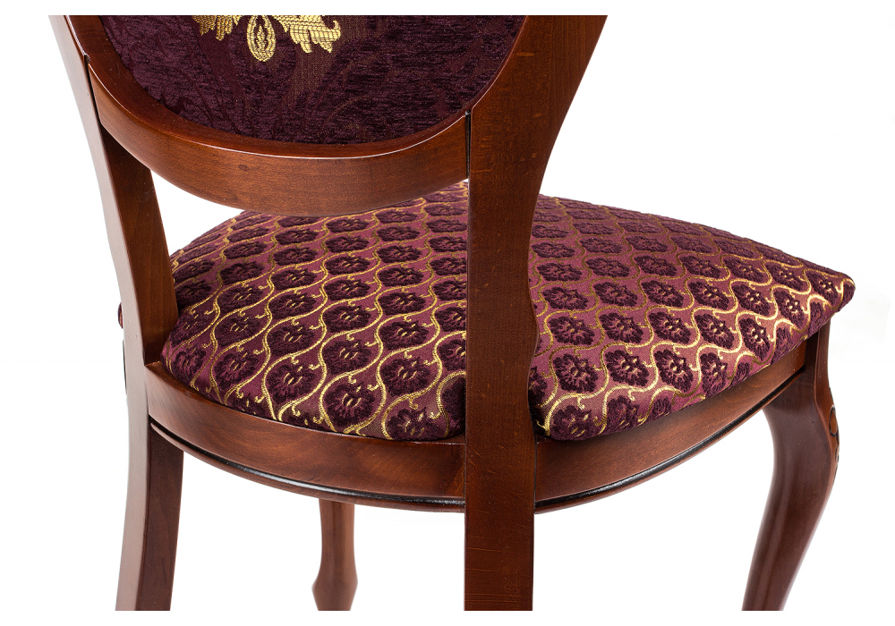 Стул деревянный Woodville Adriano 2 вишня с патиной