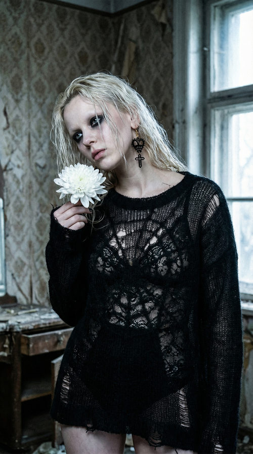 "Антиба" серьги из коллекции "Дракула"