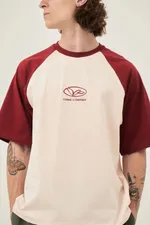 Купить Футболка Called a Garment Kaybug персик / гранат Футболка Called a Garment Kaybug персик / гранат