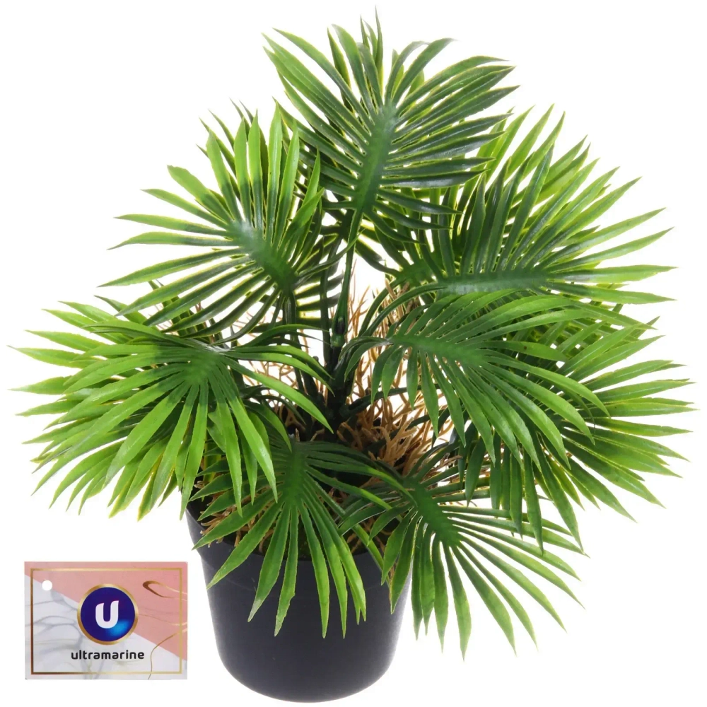 Цветок искусственный в горшке «Пальма Арека» 22см