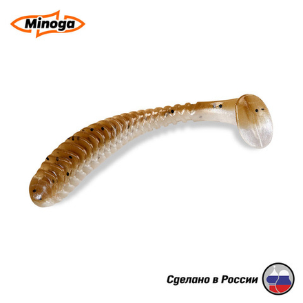 Силиконовая приманка "Minoga" ACTION 4,0"(6шт) 100мм, 3,8 гр, цвет 110