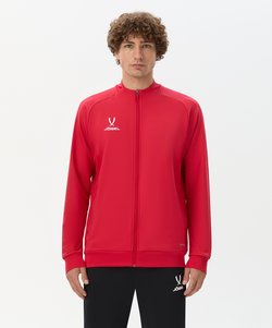 Джемпер тренировочный на молнии JÖGEL PREMIER PerFormDRY Training FZ Jacket, красный
