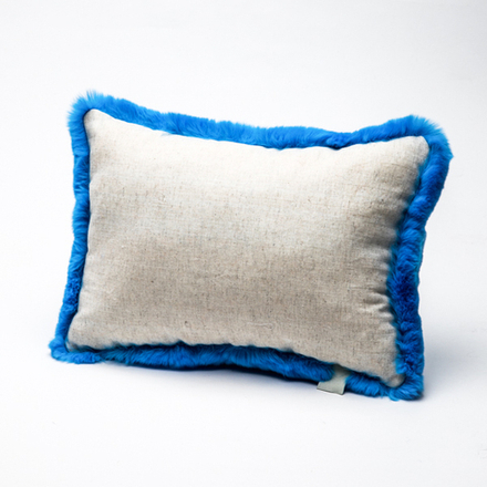 Подушка "Собака" (синяя)