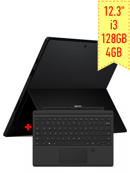 Microsoft Surface Pro 7 i3 4GB 128GB + Type Cover