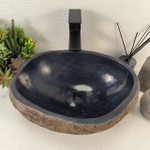Раковина из речного камня RS-65413 43*31*15 0856