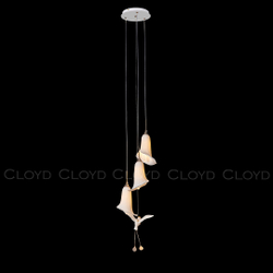 Подвесной светильник Cloyd OSANNA P3 / Ø28 см - керамика - белый (арт.11888)