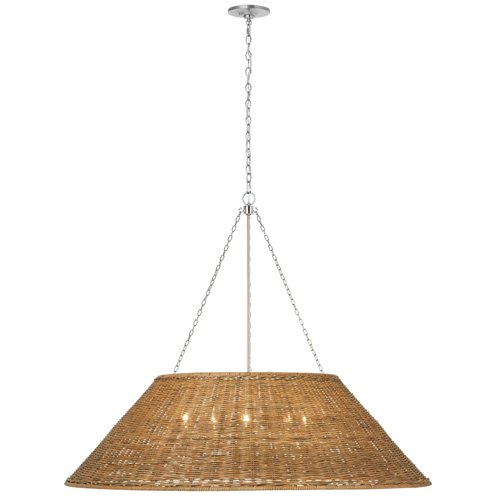 Люстра Visual Comfort Corinne 44" Woven Hanging Shade