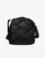 Сумка спортивная QOZA, черная, 2 отдела, 26 л.