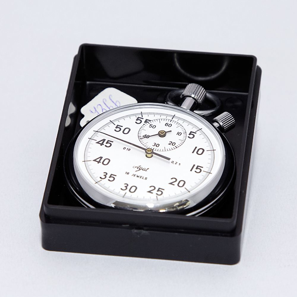 Секундомер СОС пр-2б-2-010, Златоуст,1шт, 2-х кнопочный,(корпус метал.)