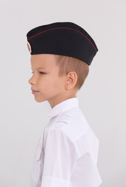 Рубашка форменная кадетская для кадетов казачья школьная детская белая короткий рукав хлопковая хлопок