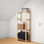 Книжный шкаф - ALBERT IKEA/ АЛЬБЕРТ ИКЕА, 159х64 см, под беленый дуб