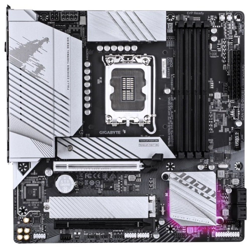 МАТЕРИНСКАЯ ПЛАТА GIGABYTE B760M AORUS ELITE WIFI6E GEN5 (REV1.0)