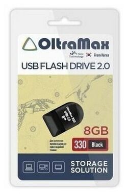 USB 8 GB Oltramax OM-8GB-330 черный