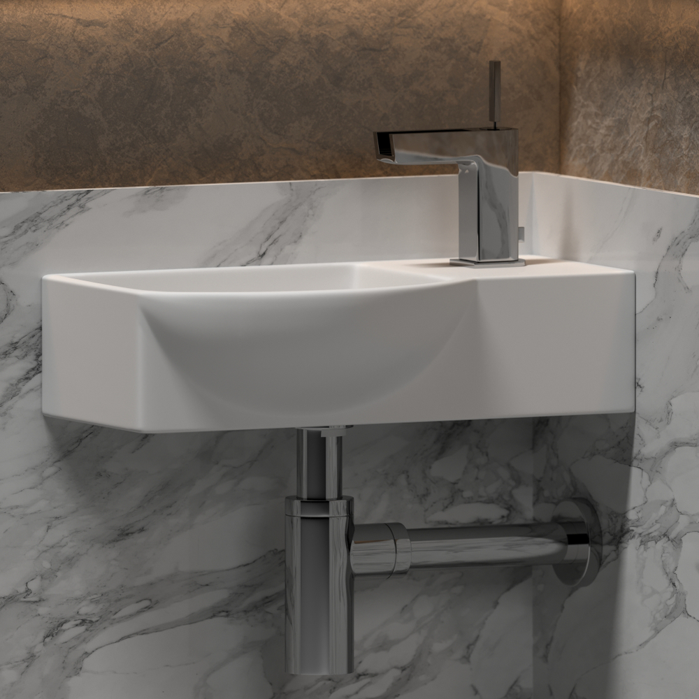 Рукомойник Ceramica Nova Element 40 L CN6039L белая