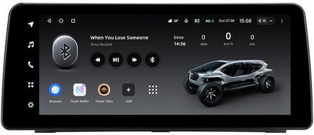 Магнитола для Jeep, Dodge 2007-2018 (207x98мм) - Teyes LUX ONE монитор 12.3" на Android 10, ТОП процессор, CarPlay, 4G SIM-слот