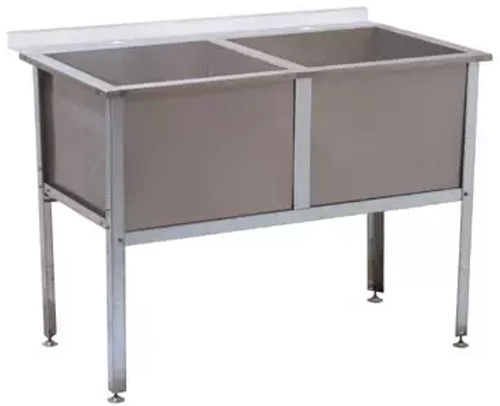 Ванна моечная ATESY ВМ-2/530 с бортом Алента