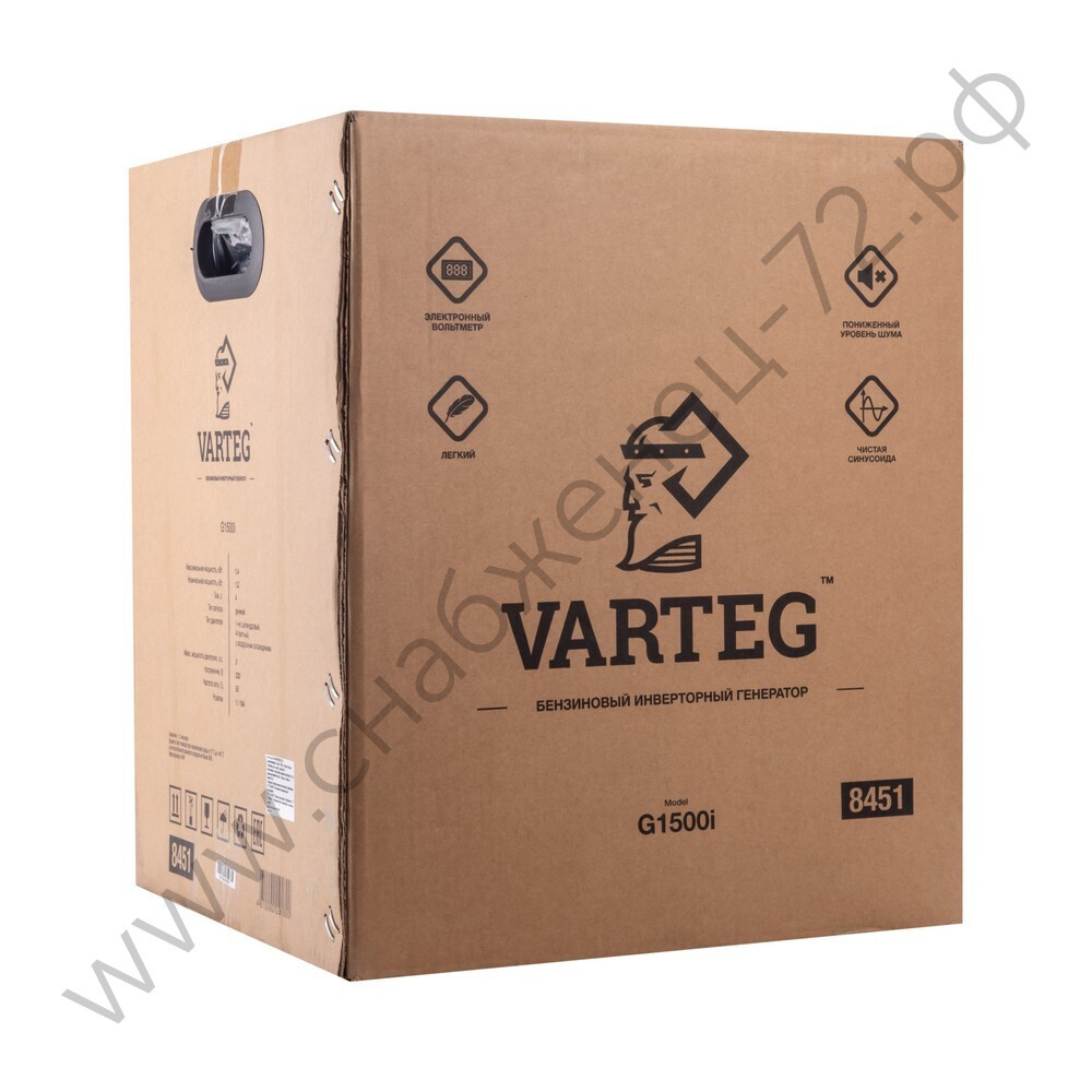 Бензиновый инверторный генератор VARTEG G1500i