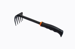 Грабли мини с пластиковой рукояткой(5-зуб., L-300мм) WMC TOOLS WMC-TG2103024-D