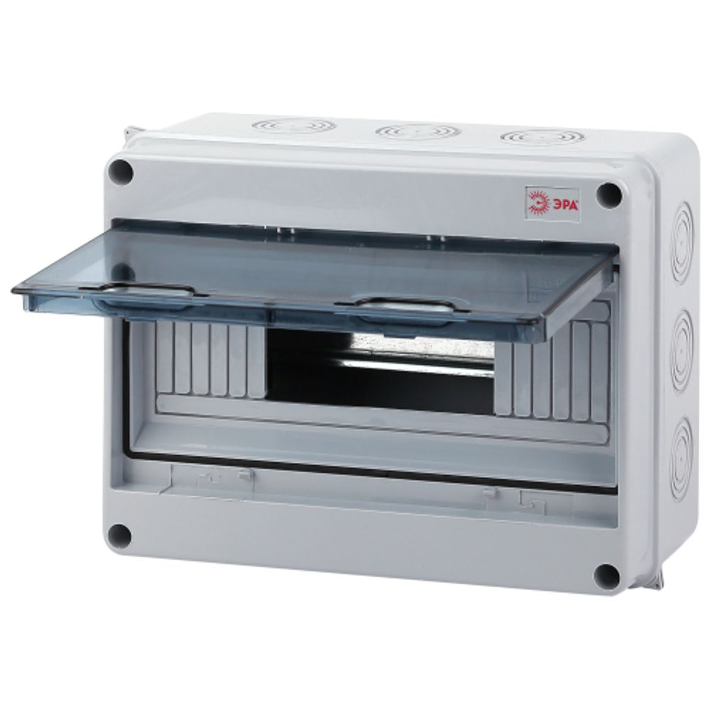 Корпус пластиковый навесной ЭРА SIMPLE КМПн-12 IP65 серый